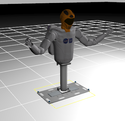 Robonaut 2 simulation