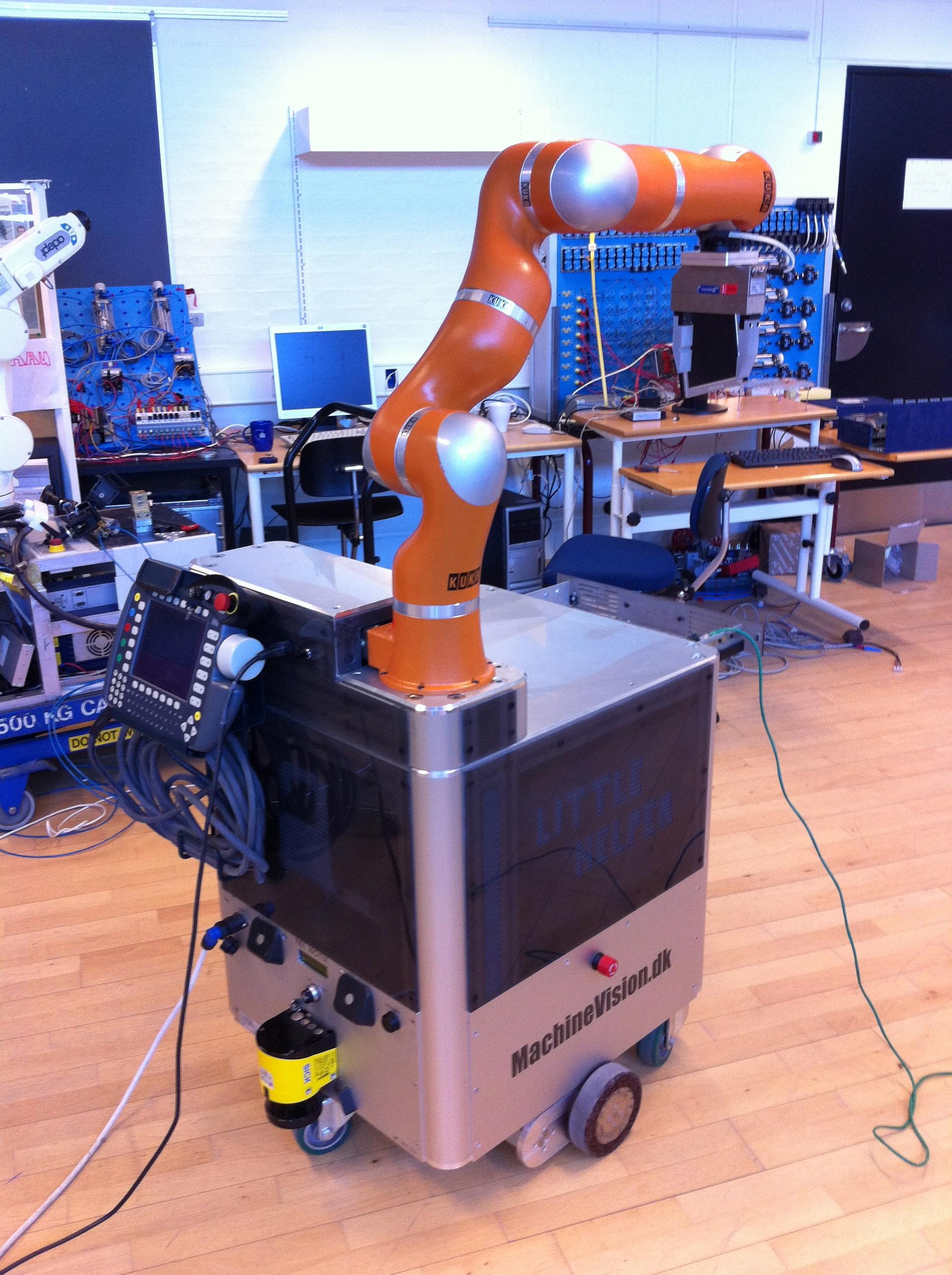 Robots using ROS: Aalborg University's 